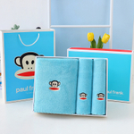Подарочный набор полотенец из кораллового флиса "L" Paul Frank (Blue)
