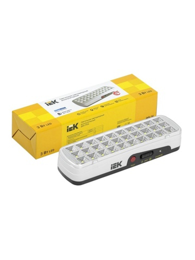 Светильник ДБА 3926 аккумулятор 3ч 3Вт IEK LDBA0-3926-30-K01