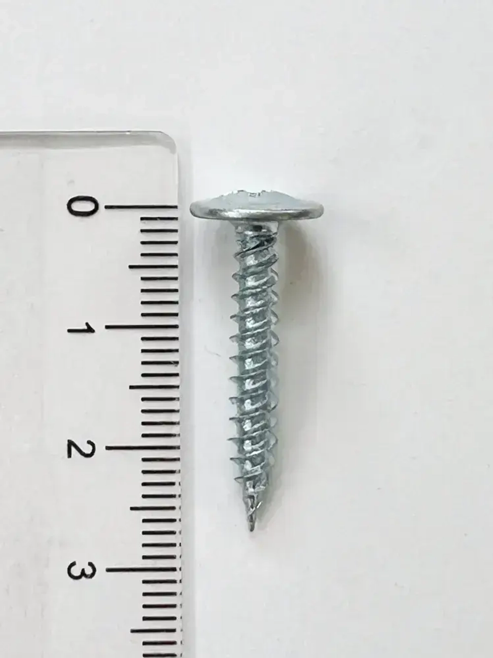 Саморезы с прессшайбой, острые, оцинкованные, с частой резьбой (по дереву и металлу) 4.2х25 мм (1 кг)