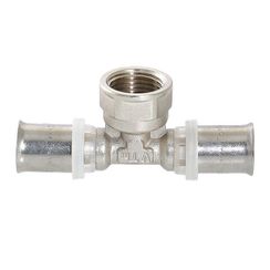 Тройник пресс Valtec VTm.232.N.160416 ВР 16х1/2х16