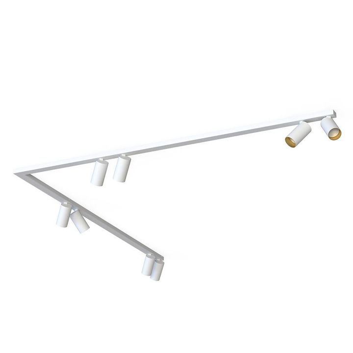 Накладной спот Nowodvorski Mono Corner 2x150 White/Gold 7695