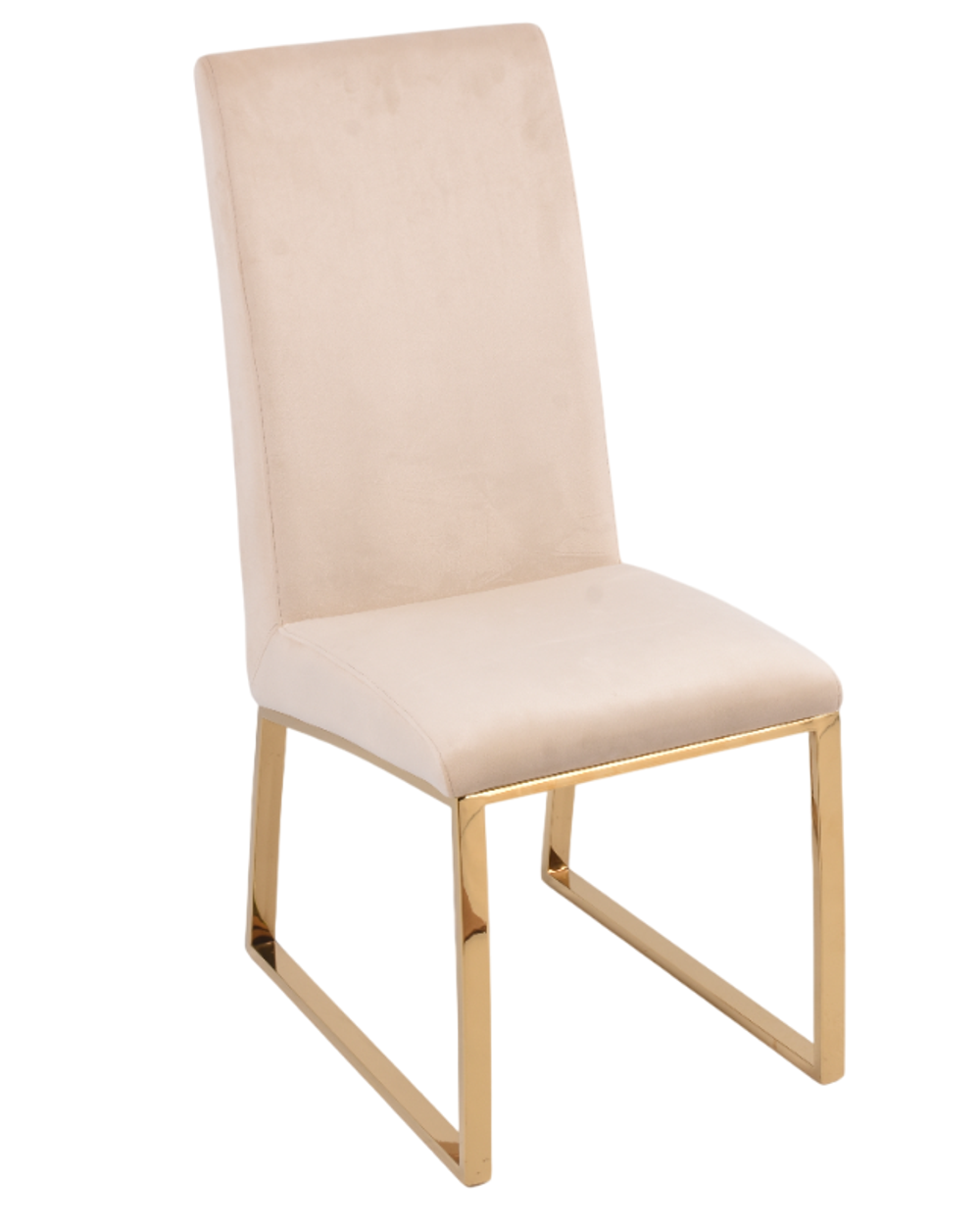 Стул обеденный Ist Casa Милан, 63х45х99, бежевый, глянцевое золото
