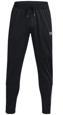 Теннисные брюки Under Armour Men's UA Tricot Track Pants - black/white