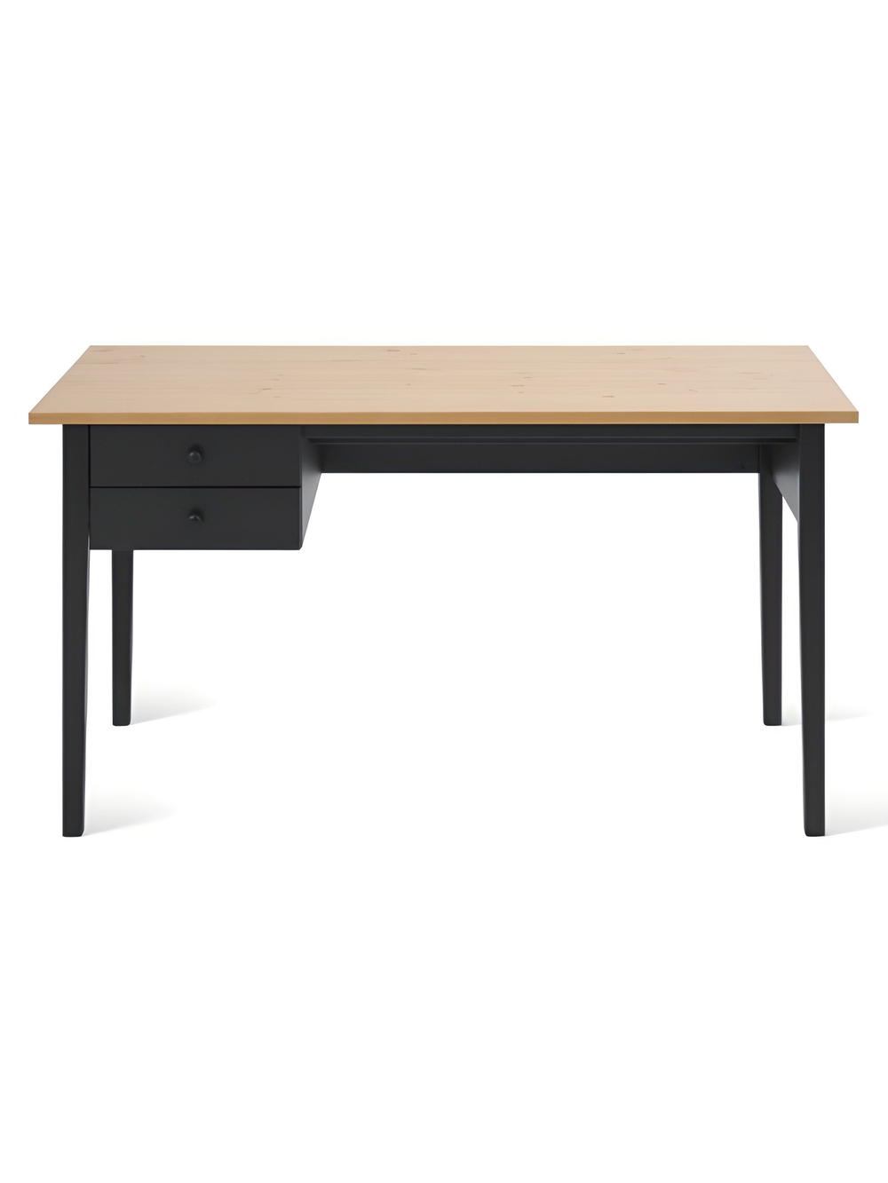 IKEA Письменный стол HEMNES,155*65*74, белый-коричневый, КЫМОР (ХЕМНЭС ИКЕА)