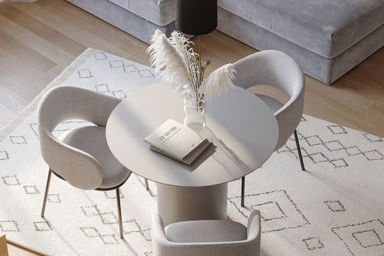 Ваза swell, 22 см, прозрачная