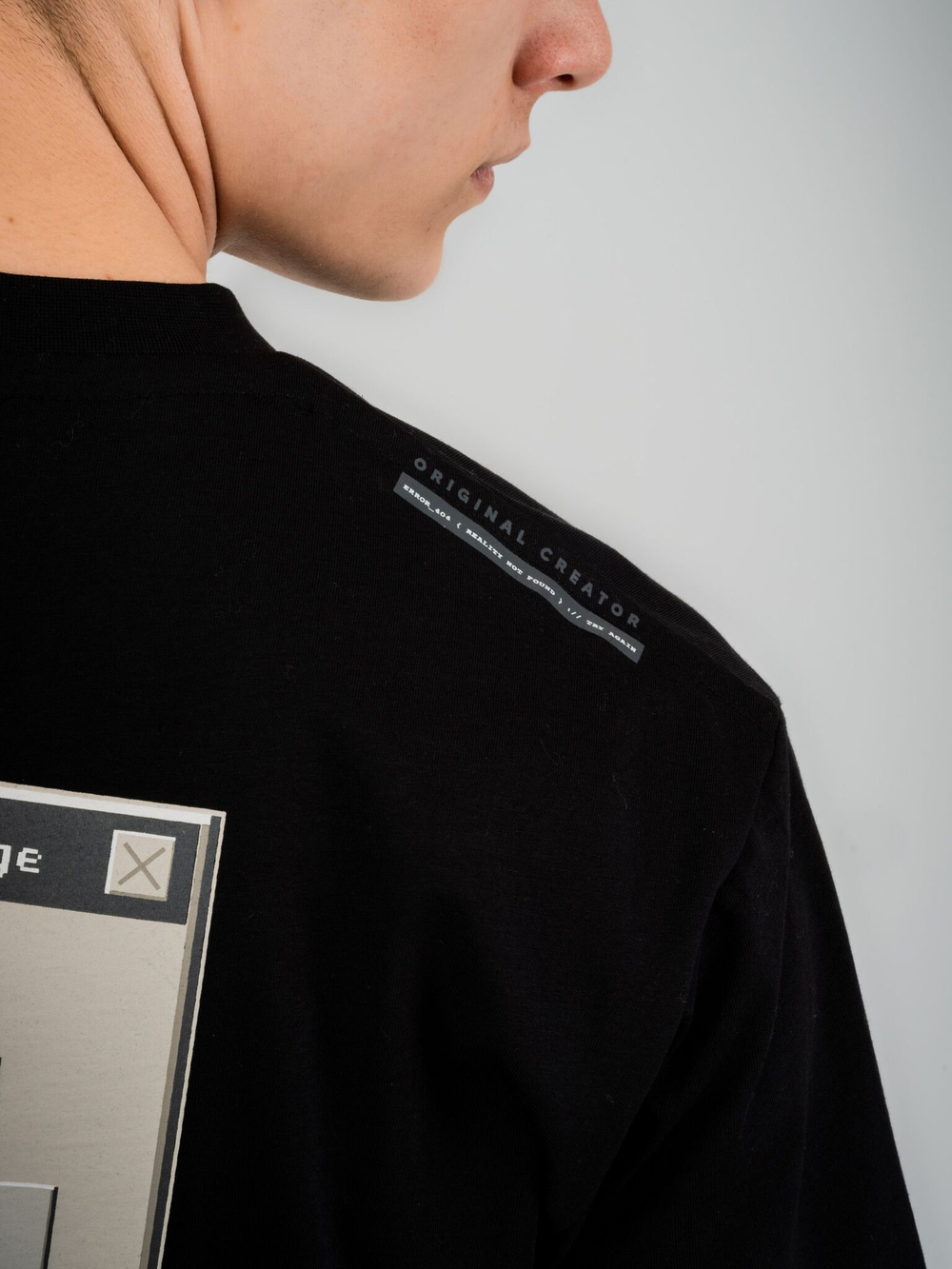 Футболка мужская ORIGINAL CREATOR GLITCH T-SHIRT, Черный