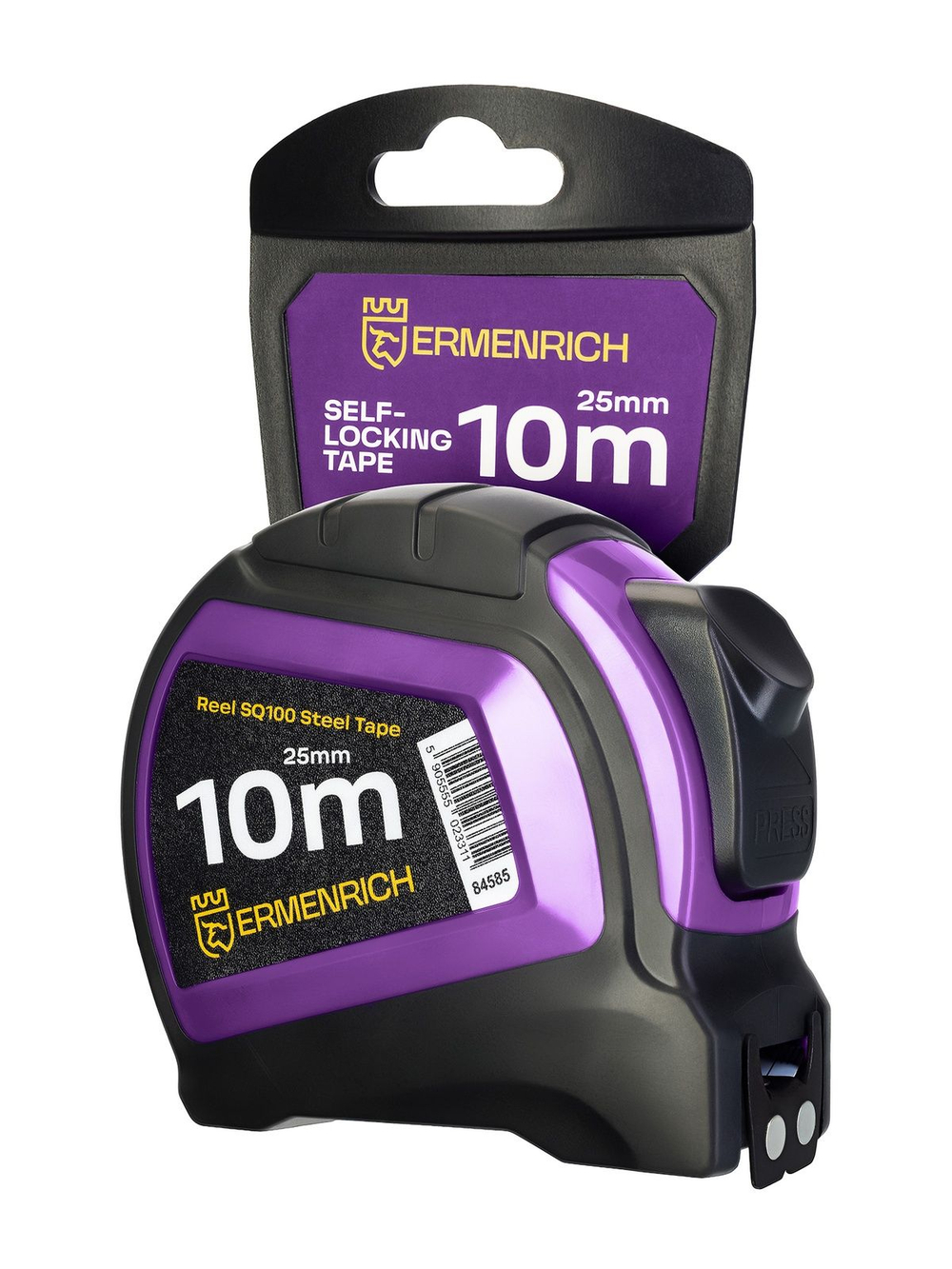 Рулетка Ermenrich Reel SQ100 Фиолетовый