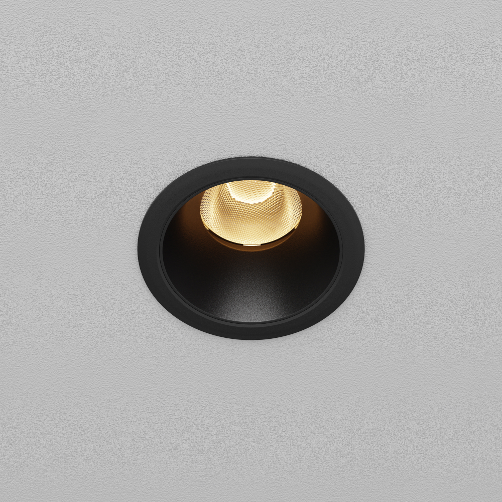 Встраиваемый светодиодный светильник Maytoni Dip DL123-10W-2.7K-B