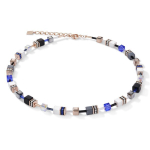 Колье Coeur de Lion Blue 4013/10-0700 цвет фиолетовый, белый, черный