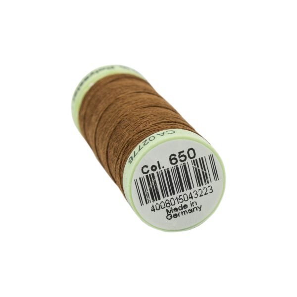 Нитки отделочные Gutermann Top Stitch 30 (30 метров), 5 кат. | 650 золотисто-каштановый