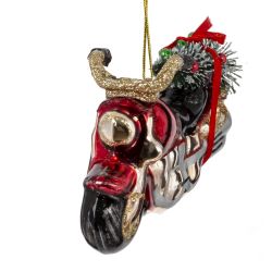 GAEM Украшение новогоднее "Мотоцикл", L12 W3 H7 см