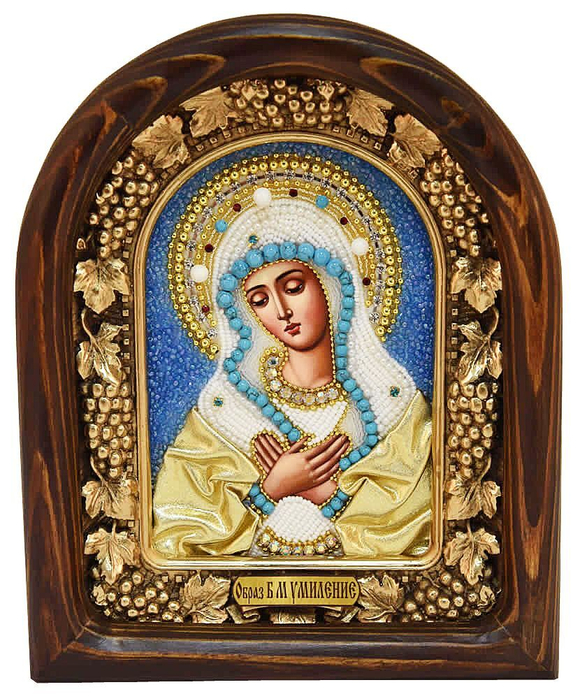 Икона Пресвятая Богородица Умиление бисер