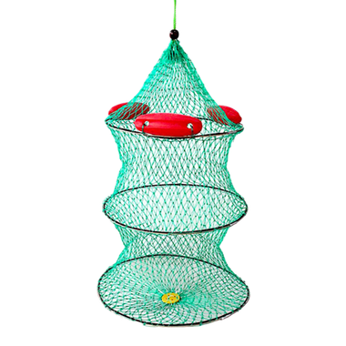 Садок Catfishmaster (SWD) Лодочный с поплавками D=50см L=65см яч.30мм 3 кольца HS-D-06-50