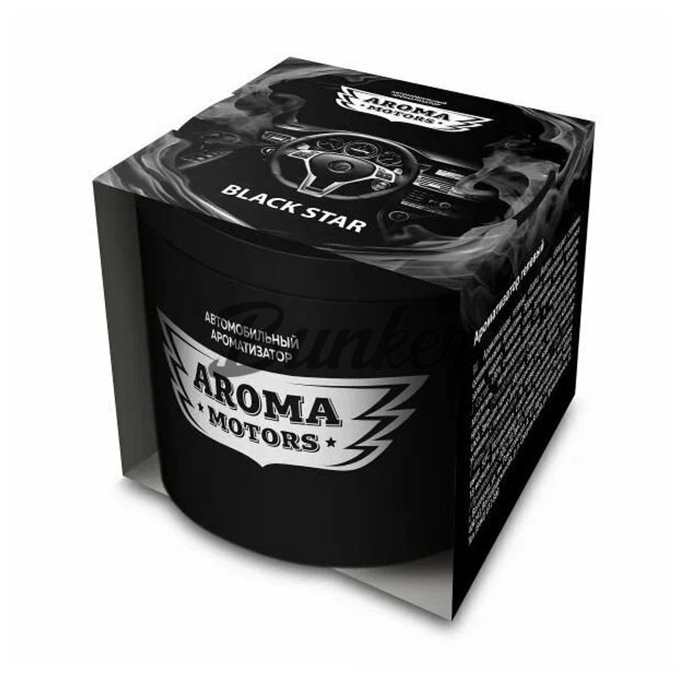 Ароматизатор гелевый "Aroma Motors" BLACK STAR 100 мл.