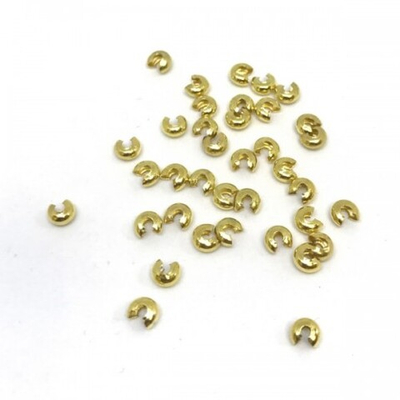 1928-з Маскировочная бусина 4-6мм, позолота