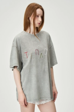 Футболка Теплота бледно-серая