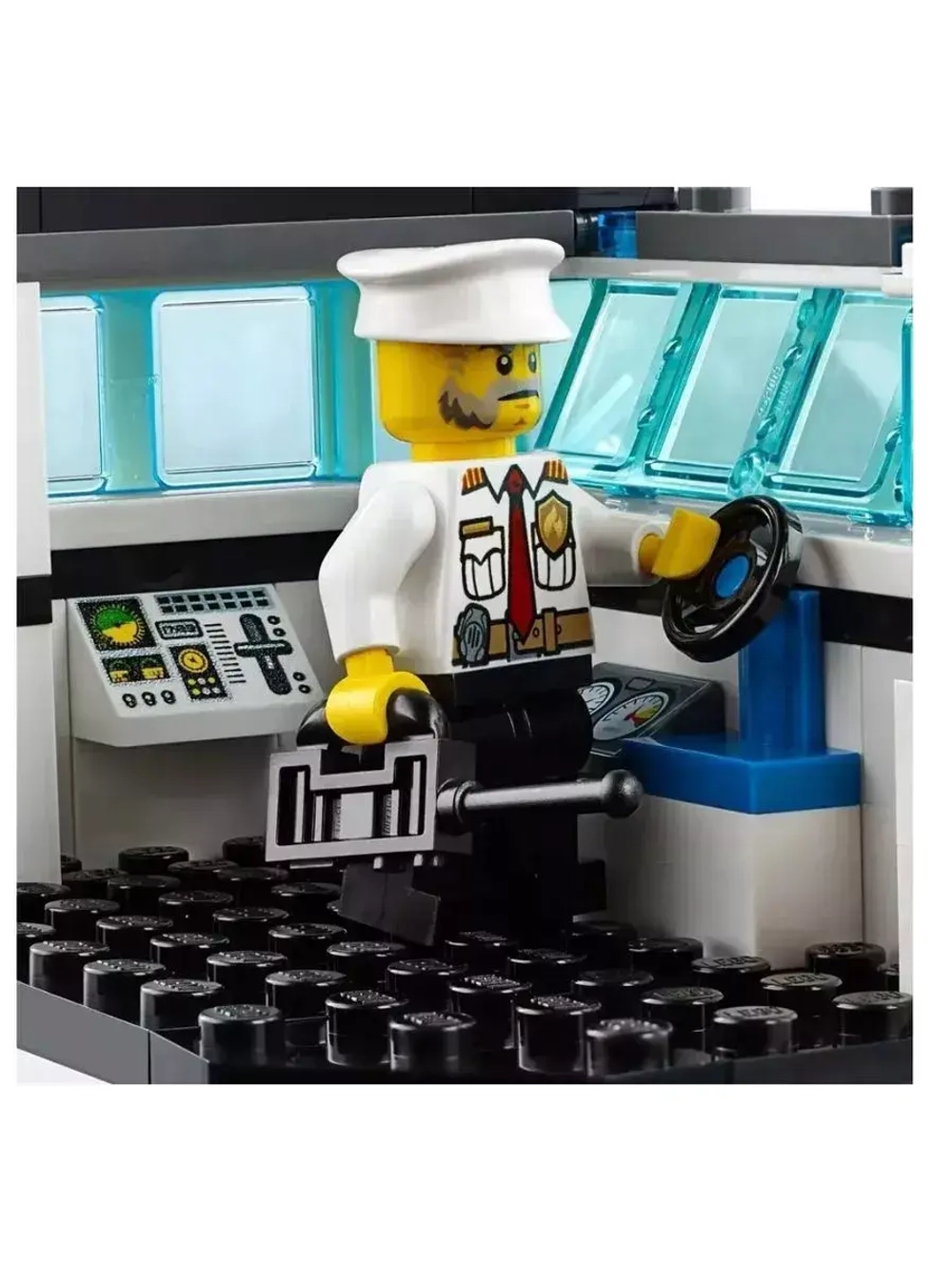 Конструктор Сити Пожарный катер 412 деталей