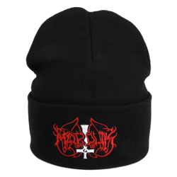 Зимняя шапка с вышивкой группы Marduk