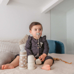 Набор физиологических пустышек Suavinex Wild бежевый, 18+ мес, 2 шт