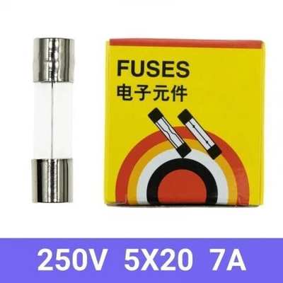 Предохранитель стеклянный 5X20 мм 7A 250В (100 шт)