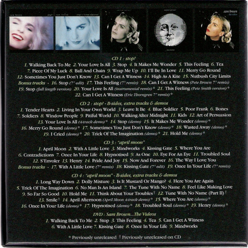 Sam Brown / The A&M Years 1988-1990 (4CD+DVD)