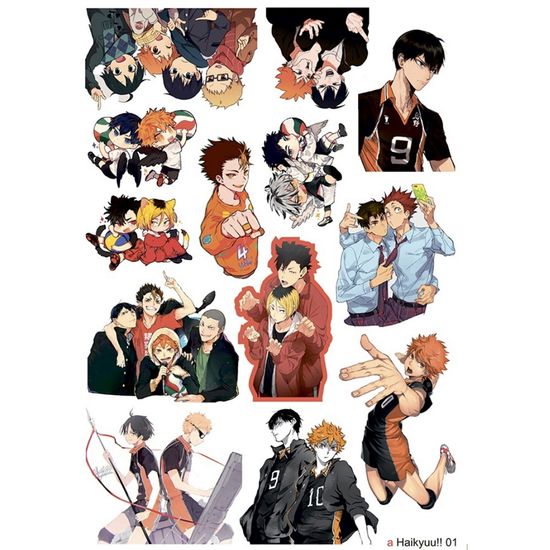 Наклейка А5 a Haikyuu!! 01 (Волейбол 01)