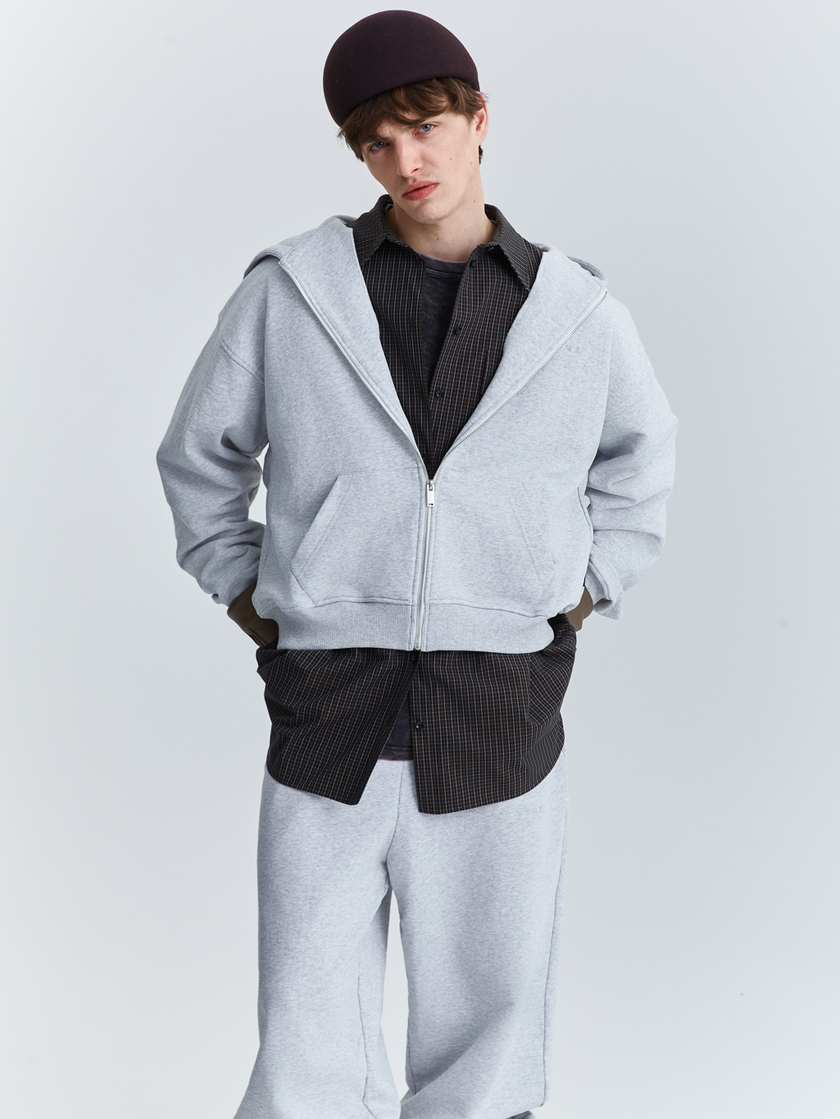 Зип худи из футера