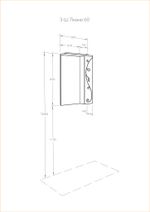Зеркальный шкаф AQUATON Лиана 60
