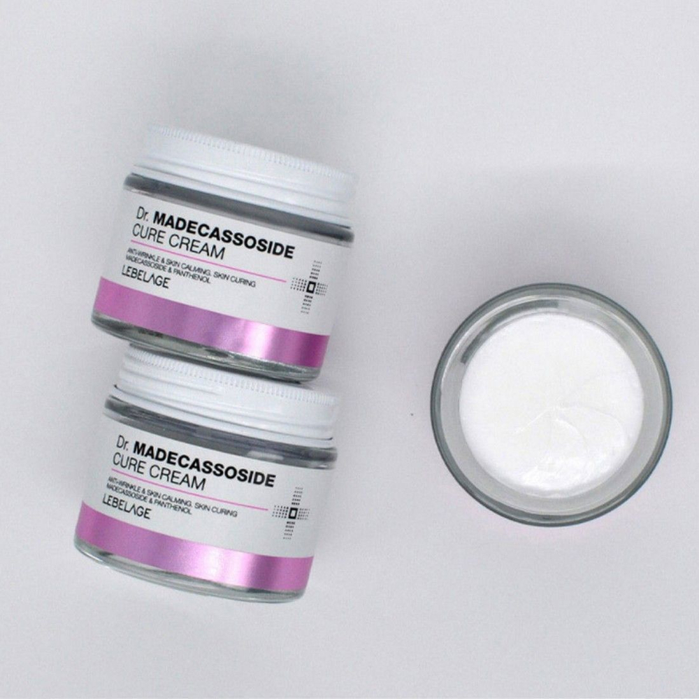 Успокаивающий крем против морщин с мадекассосидом LEBELAGE Dr. Madecassoside Cure Cream (70мл)