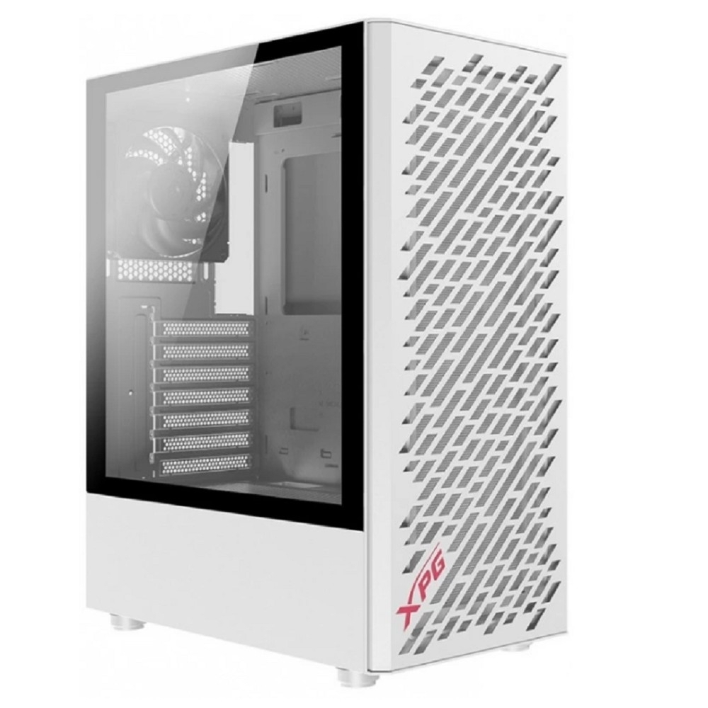 Корпус для компьютера XPG VALOR AIR white / ATX / tempered glass / 4x 120mm black fans / front magnet filter / VALORAIRMT-WHCWW