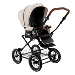 Коляска 2 в 1 ROAN BASS NEXT 2 в1 CLASSIC d12 leather Island Stone