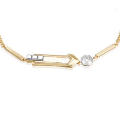 Браслет из лимонного золота c натуральным топазом white Артикул: 05-0754-00-201-1121