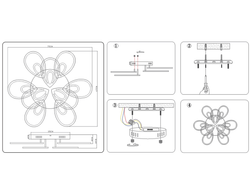 Ambrella Потолочный светодиодный светильник с пультом Original FA471