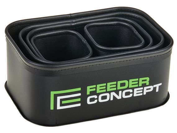 Емкости для прикормки и насадки Feeder Concept EVA 5шт. набор 270х170х100