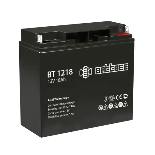 BT 1218 BattBee Аккумуляторная батарея 12В, 18А*ч
