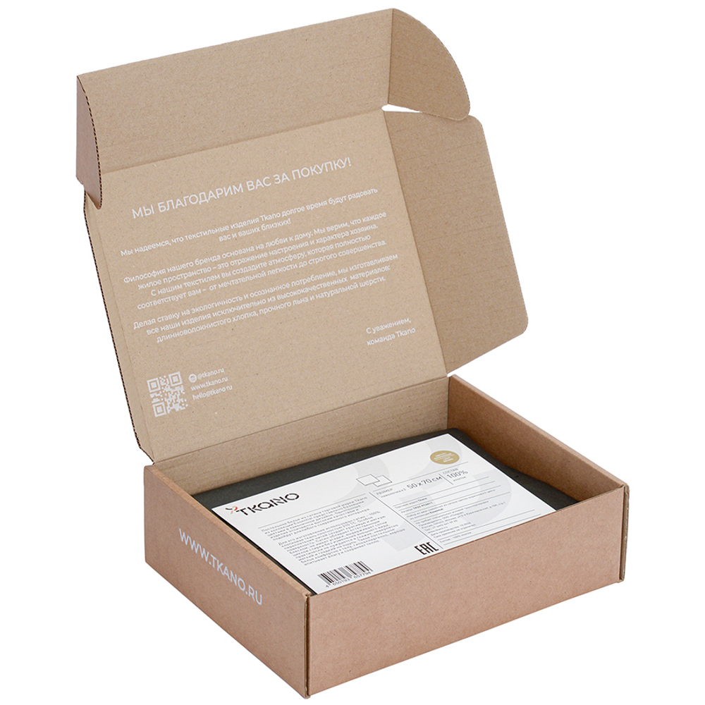 Наволочки 2шт 50х70 Tkano Essential светло-коричневые