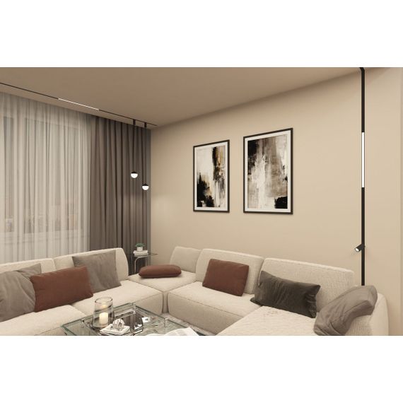 Трековый светодиодный светильник Denkirs Smart Linear DK8005-BK