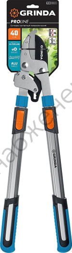 GRINDA TX-980A, 645 - 885 мм, кованные лезвия, храповый механизм, телескопический, контактный сучкорез, PROLine (424513)