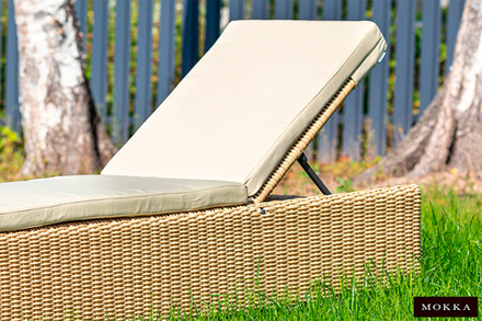 Шезлонг MOKKA BELLA, соломенный