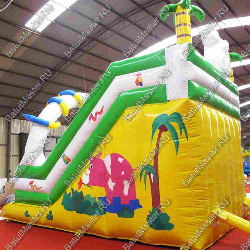 Батут-горка "В гостях у Тигра" 6*4*5.5 м