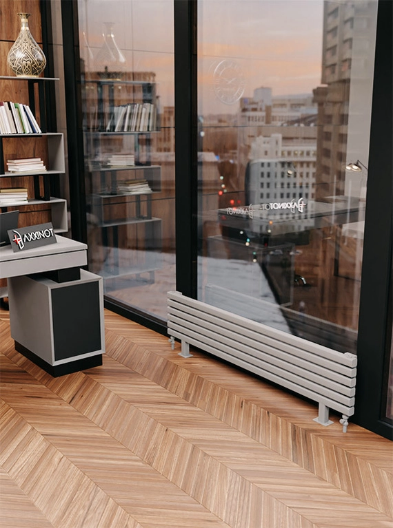 Axxinot Fortalla ZN 2000 - напольный трубчатый радиатор шириной 2000 мм