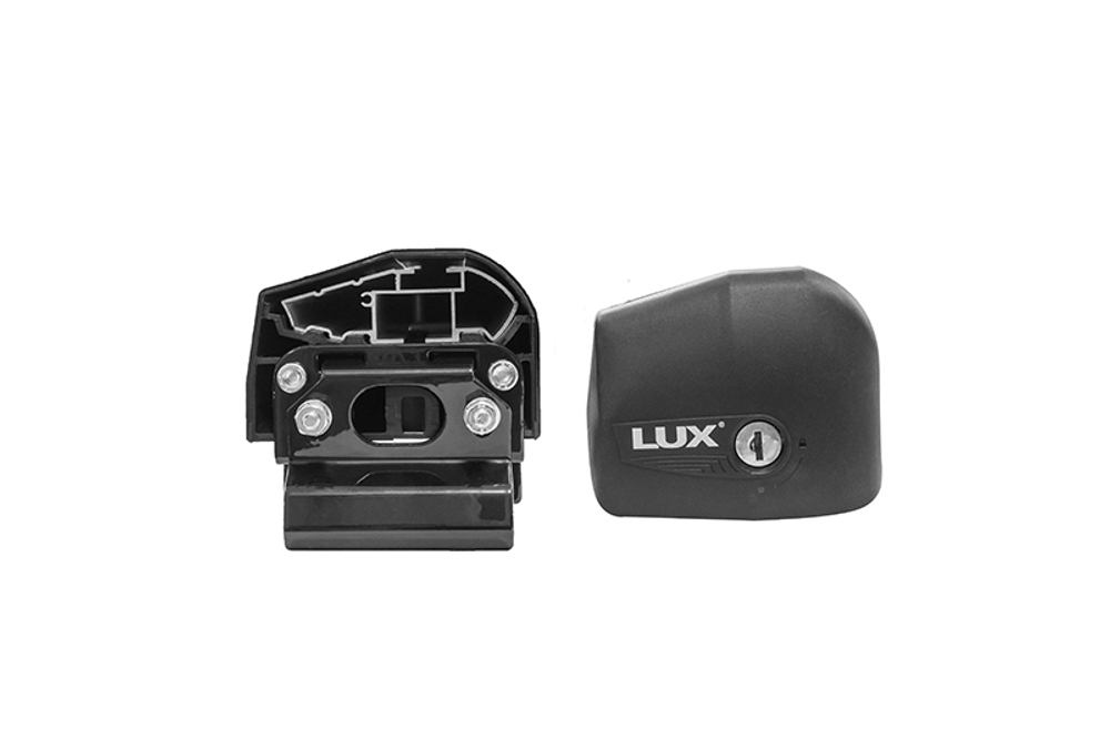 Багажник на крышу LUX BRIDGE черная для Mitsubishi ASX внедорожник 2010- (арт.792627+792795+793938)