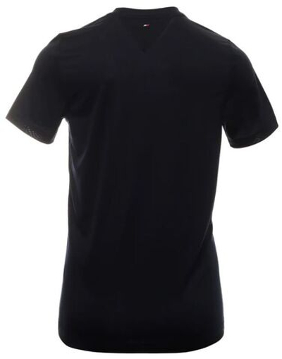 Мужская теннисная футболка Tommy Hilfiger Essential Training Small Logo Tee - desert sky