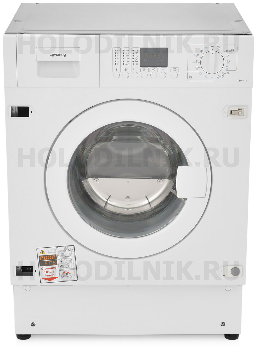 Встраиваемая стиральная машина Smeg LSIA147S