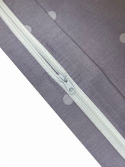 Наволочка 1шт сатин Milky Garden "Brooklyn (компаньон)" 70x70 см на молнии