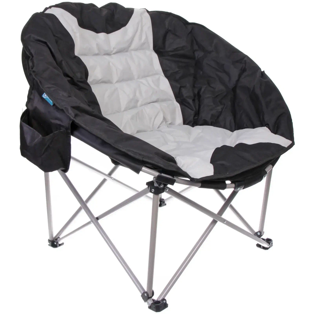 Кресло складное до 120 кг, 98*90*70 см, чёрный, ТуристМастер