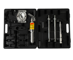 Съемник гидравлический 4т, длина 250, ширина 55/110, поршень 60мм масса 7.6кг в кейсе JTC