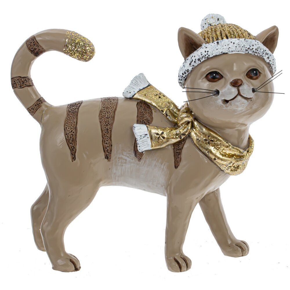 GAEM Фигурка декоративная "Кот", L14 W5 H16 см, 2в.