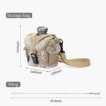Набор титановой посуды Naturehike NH21CJ004 (фляга, котелок, миска с крышкой)