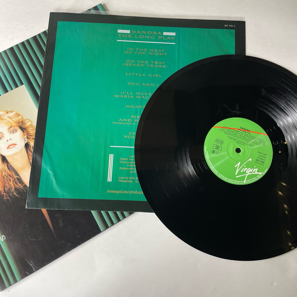 Винтажная виниловая пластинка LP Sandra The Long Play (Германия 1985)
